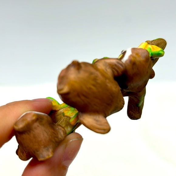 - Vintage 50’s JOSEF ORIGINALS bisque porcelain anthropomorphic owls on a… - Picture 5 of 9